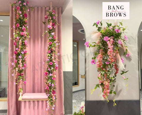 Bang on Brows (Claremont) - Floral Centrepiece for Swing Display and Wall Planters | ARTISTIC GREENERY
