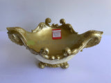 Decorative Fiberglass Vases - Pearl & Gold Fruit Bowl (Product code: F-TR178)