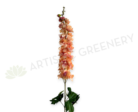 F0216L Large Stock Flower Vintage Style Artificial / Silk Delphinium Stem 125cm Pink | ARTISTIC GREENERY