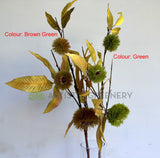 F0461 Imitation Chestnut Branch 85cm 2 Styles | ARTISTIC GREENERY