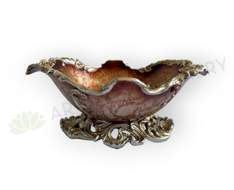 Decorative Fruit Bowl Style Vase Fiberglass Code: FG-TR086S | ARTISTIC GREENERY