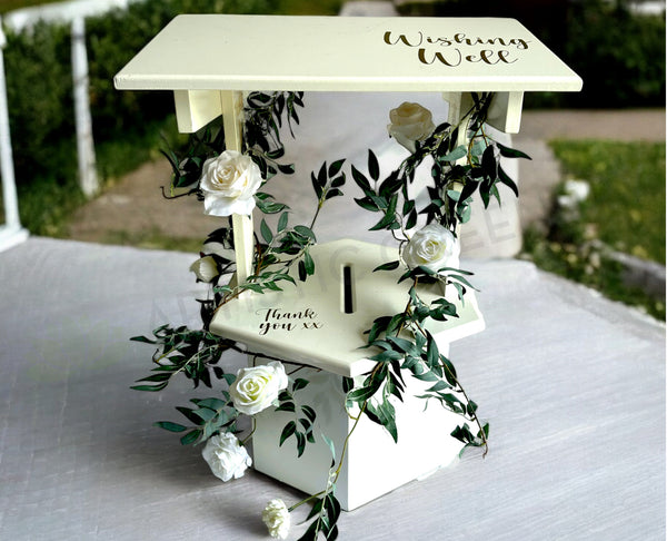 For Hire - Wooden Wishing Well with Flower Garland (Code: HI0073