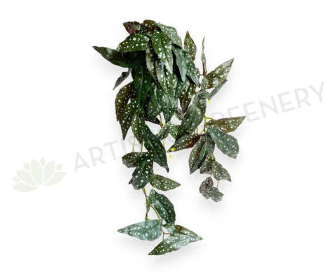 HP0105 Faux Hanging Polka Begonia 84cm Purple | ARTISTIC GREENERY