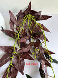 HP0105 Faux Hanging Polka Begonia 84cm Purple | ARTISTIC GREENERY