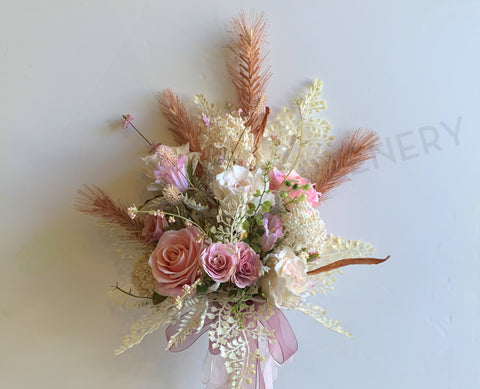 Dried Flowers Style Bouquet (Artificial Flowers) - Mixed Flowers - Cammy | ARTISTIC GREENERY WA Wedding Flowers Supplier