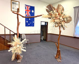 For Hire - Wedding Arbor with "Dried Look" Flower Swag 275cm (Code: HI0049D) | ARTISTIC GREENERY