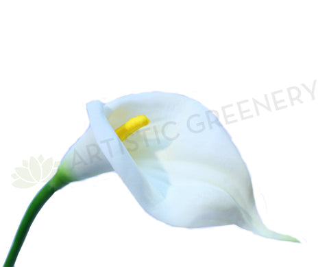 F0008WHI Arum Lily / Calla Lily Real Touch (Open Bloom) 67cm White