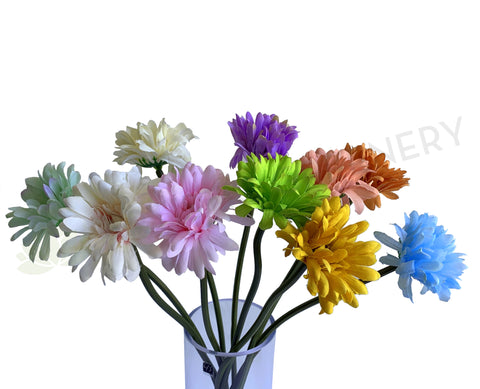 F0328 Gerbera Single Stem 48cm 10 colours - EXTRA 50% OFF
