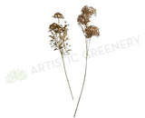 F0389 Artificial Gold Rose Spray 53cm & F0388 Gold Hydrangea Spray 66cm | ARTISTIC GREENERY