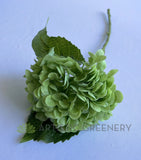 Light Green - F0395 Real Touch Faux Hydrangea Stem 50cm Light Green / Blue | ARTISTIC GREENERY