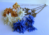 F0398 Artificial Dahlia Spray 105cm 3 Colours | ARTISTIC GREENERY