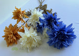 F0398 Artificial Dahlia Spray 105cm 3 Colours | ARTISTIC GREENERY