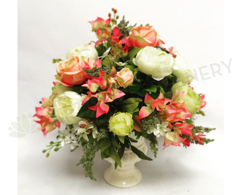 FA1036 - Peony & Bougainvillea Arrangement (40cm Height)