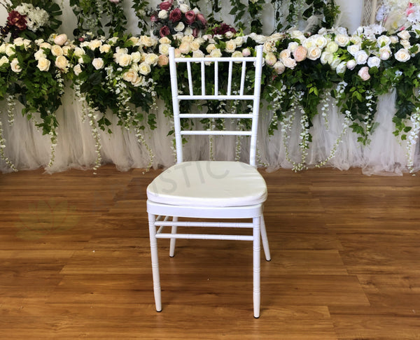 For Hire White Tiffany Chair Code HI0004