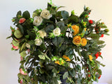 HP0074 Artificial Hanging Rose Bunch with Foliage 73cm 4 Colours | ARTISTIC GREENERY | Perth Australia