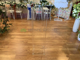 ACC0101 Clear Acrylic Stand Rectangle Wedding Plinth Wedding Clear Stand Perth 100cm x 30cm x 30cm | ARTISTIC GREENERY