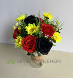 Cemetery Flowers (Indigenous colour theme) 25 x 35 cm - SYM0049 | ARTISTIC GREENERY