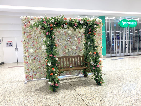 Flower sales swing chair