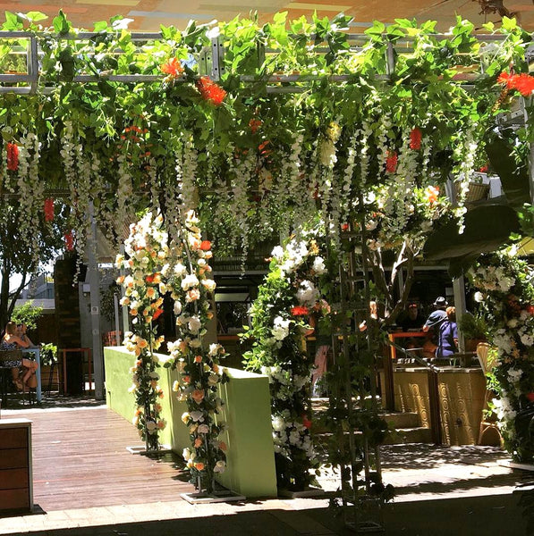 The Garden (Leederville) Native Flower Wall / Arches / Truss Pavilion