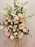 For Hire - Blush Pink & White Arrangement 150cm (Code: HI0018)