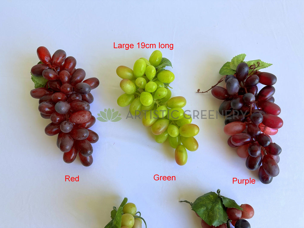 ACC0034-1223 Artificial Green Purple Red Grape 2 Sizes | ARTISTIC ...