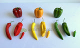 ACC0082 Artificial Capsicum & Chillis 3 colours | ARTISTIC GREENERY