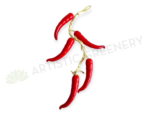 ACC0082-S88 Fake Red Chilli String 60cm | ARTISTIC GREENERY