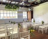 Wedding Package - Ceremony - Hanging Flower Ceiling / Suspended Flowers Wedding (Aidan @ The Flour Factory) | ARTISTIC GREENERY