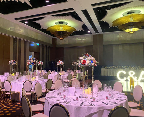 Wedding Package - Reception (Alice & Charles L) @ Crown Tower Astral Ballrooms 1 & 2 | ARTISTIC GREENERY Wedding Affordable Decorator Perth WA