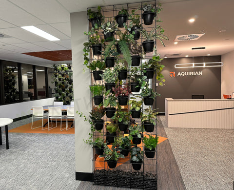 Aquirian (Perth CBD) - Vertical Screen and Tambour Units - Artificial Plants | ARTISTIC GREENERY