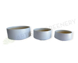 CER0029WHI White Round Ceramic Planter - 3 Sizes | ARTISTIC GREENERY