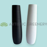 Ceramic Tall Vase - Black / White - Product code: CERVAS6112