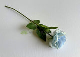 F-SP0107L Real Touch Quality Single Stem Light Blue Latex Rose 44cm | ARTISTIC GREENERY 