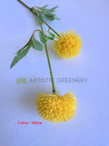 F0209-S92 Faux Thistle Stem 60cm 3 colours | ARTISTIC GREENERY