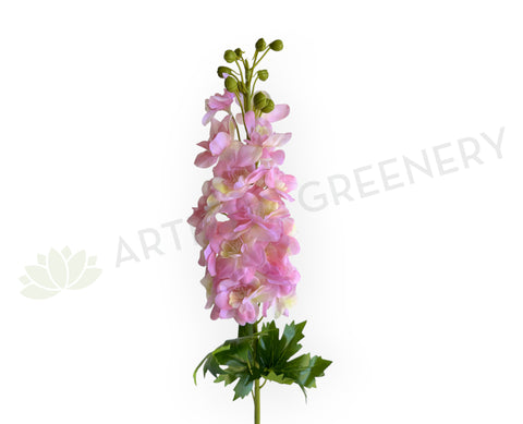 F0254-S93 Faux Delphinium / Stock Flower 80cm (Real Touch) Light Pink | ARTISTIC GREENERY