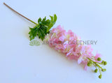 F0254-S93 Faux Delphinium / Stock Flower 80cm (Real Touch) Light Pink | ARTISTIC GREENERY