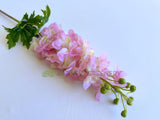 F0254-S93 Faux Delphinium / Stock Flower 80cm (Real Touch) Light Pink | ARTISTIC GREENERY