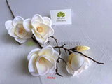 White - F0309S Silk Magnolia Spray (Small) 81cm Pink / White | ARTISTIC GREENERY