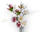 F0309S Silk Magnolia Spray (Small) 81cm Pink / White | ARTISTIC GREENERY