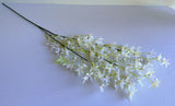 F0319-S90 Spring Flower Spray 116cm WHITE (SPECIAL) | ARTISTIC GREENERY