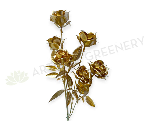 F0389-S90 Gold Rose Spray 86cm | ARTISTIC GREENERY