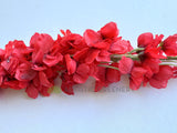 F0407RED Artificial Long Delphinium / Stock Flower Stem | ARTISTIC 