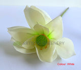 White - F0415S Artificial Lotus Flower (Nelumbo Nucifera) Small 84cm Pink / White | ARTISTIC GREENERY