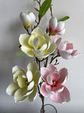F0309S Silk Magnolia Spray (Small) 81cm Pink / White | ARTISTIC GREENERY