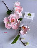 F0309S Silk Magnolia Spray (Small) 81cm Pink / White | ARTISTIC GREENERY