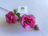 Hot Pink - F0427 Silk Rose Garden Rose Spray 64cm Pink & White / Hot Pink / Baby Pink | ARTISTIC GREENERY