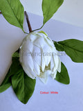 F0444 Silk King Protea / Protea Cynaroides Single Stem 65cm 3 Colours | ARTISTIC GREENERY