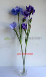 F0445 Silk Dutch Iris Stem 79cm Purple / Lilac| ARTISTIC GREENERY