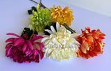F0450 Silk Chrysanthemum Single Stem 64cm  5 colours SPECIAL | ARTISTIC GREENERY