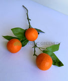 F0453 Artificial Mandarin / Orange Fruit Spray 61cm | ARTISTIC GREENERY